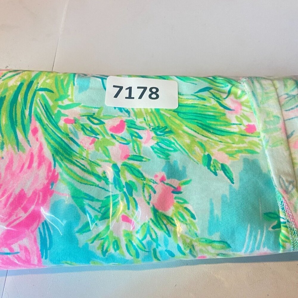Lilly Pulitzer Women L Adrianna Dress Flamingo Tropical Colorful Swing Vacation - Picture 10 of 10